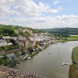 Blick auf Calstock vom Viadukt aus