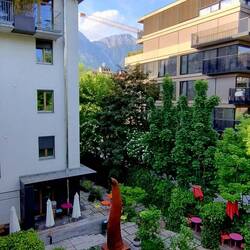 View from hotel terrace