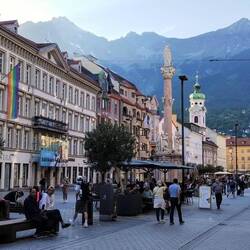 Non tourist-trap part of the town centre
