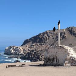Graveyard with massgrave from Pinochet period