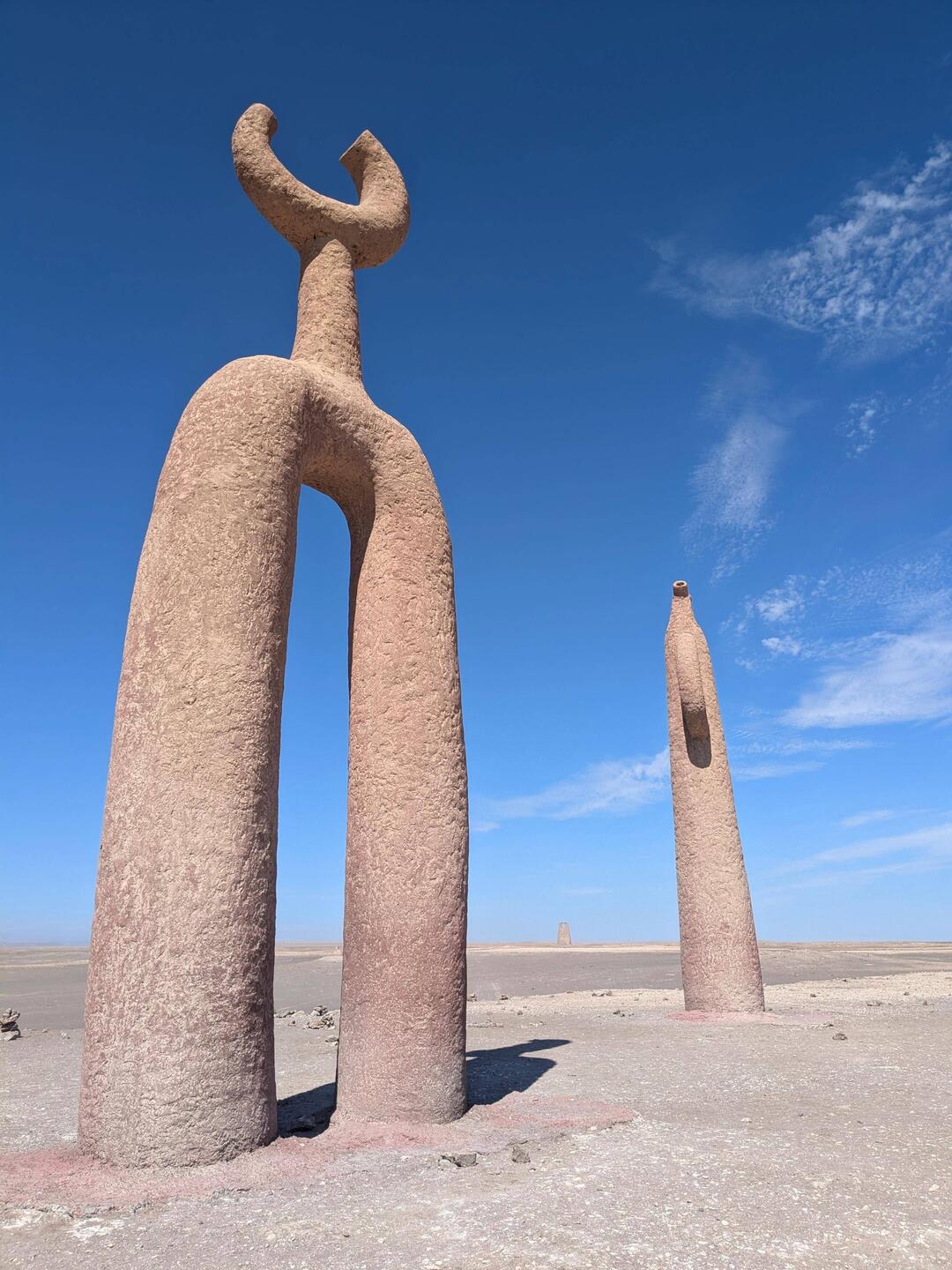 Sculptures in the desert