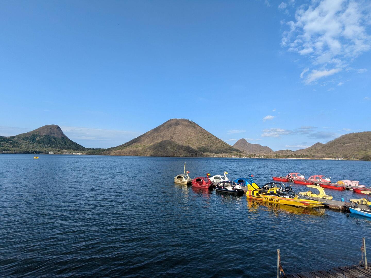Le Mont Haruna et ses cygnes