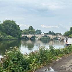The Thames River through west London is beautiful