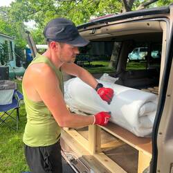 Die Matratze ist gekommen