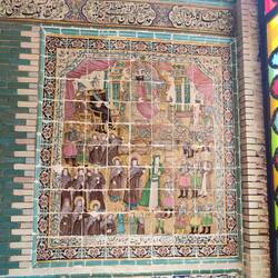 Takyeh Moaven-ol-Molk: Wandbilder