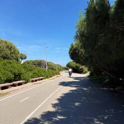 Die letzten 10km zum Glück wieder entlang der Promenade.