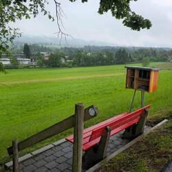 Rastplatz: Lesen mit Aussicht