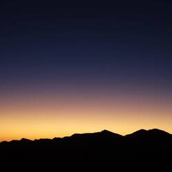 ...die Sonne geht unter und die Temperatur fällt erneut drastisch