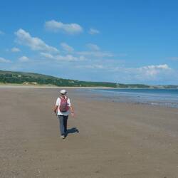 Weiter geht es auf einsamen Stränden.