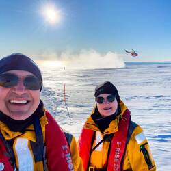 On the polar plateau — Vahsel Bay, Antarctica.