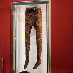 Tartan trews that MAY have been worn by Bonnie Prince Charlie.