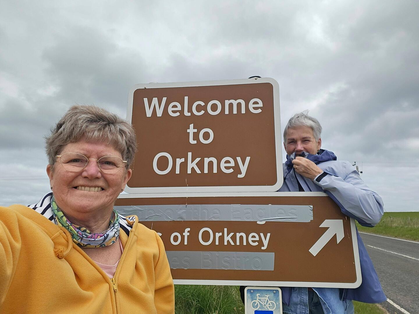 Op de Orkney Eilanden.
