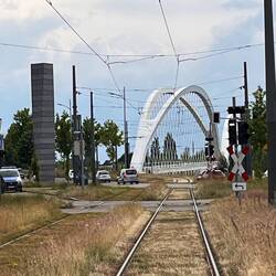 Pont Beatus Rhenanus neben der Europabrücke
