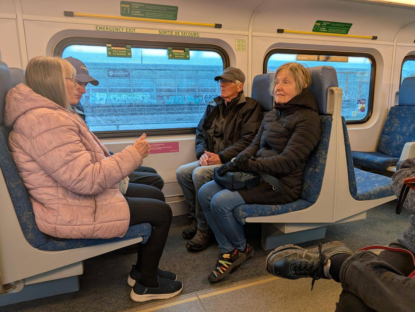 On the Go train - Oshawa to Toronto