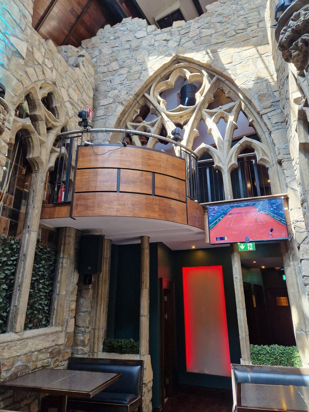 Biergarten im Hotel