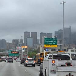 Chicago im Nebel