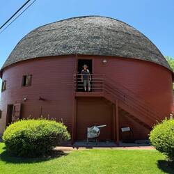 Die runde Scheune von Arcadia