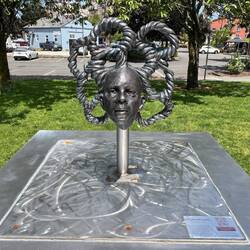 Percival Landing sculpture