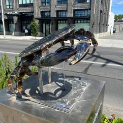 Percival Landing sculpture