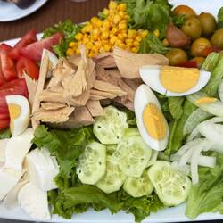 A tyoical salad in Spain