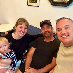 Visiting my cousin Simone