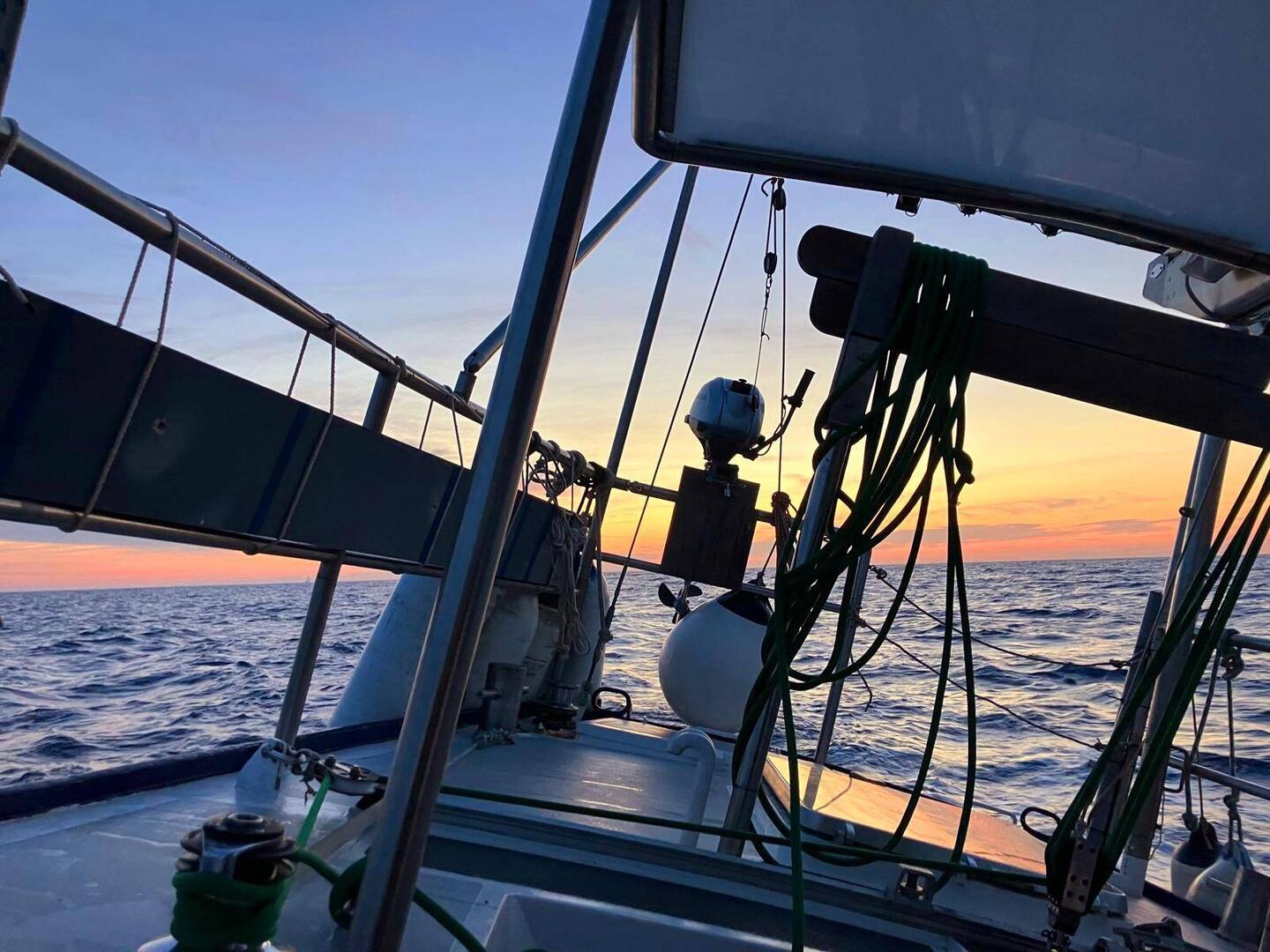 43h de traversée depuis le nord de la Sardaigne pour arriver à Maho