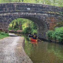 Paddling back from The Holly Bush