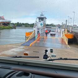 Eine kurze Fährfahrt über die Weser🙂