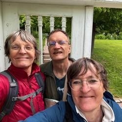 Vorm Tor von Goethes Gartenhaus...