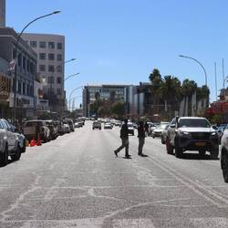 Das übliche Verkehrschaos ist hier nicht vorhanden