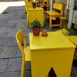 A café I drank a beer at.