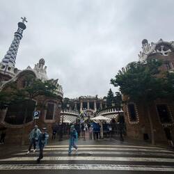 Der Eingang zum Park Güell.