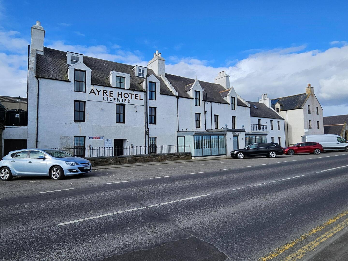 Ons hotel op Orkney.