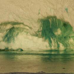 Detail from a nearby iceberg — Vahsel Bay, Antarctica.