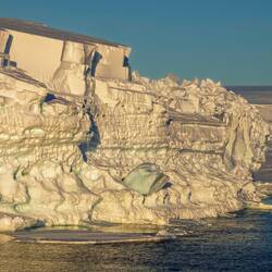 Detail from a nearby iceberg — Vahsel Bay, Antarctica.