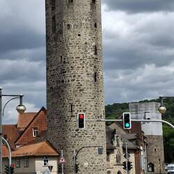Hann.Münden, Turm 1 von mehreren, aber der höchste, den wir entdeckt haben