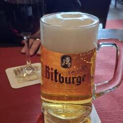 Feingeistiges vorm Essen beim Italiener, von unserem supenetten Gastgeber empfohlen