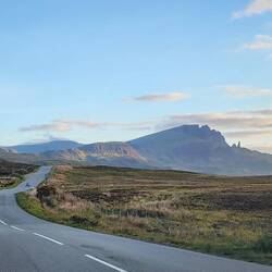 6AM on our way to the Old Man of Storr hike