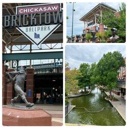 Bricktown - Stadviertel mit Kanal, alles in Backsteinen erbaut