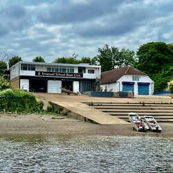 Emanuel School Boat House on the Thames River