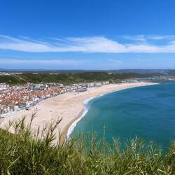 Der Strand von Nazaré