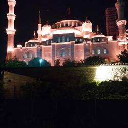 Blue Mosque bei Nacht