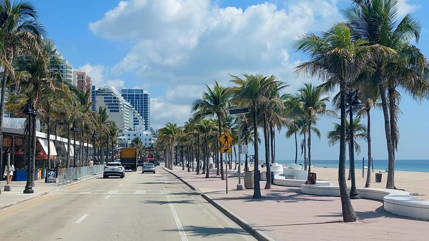 Beach Boulevard in Fort Lauderdale