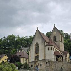 The Church built on a steep street
