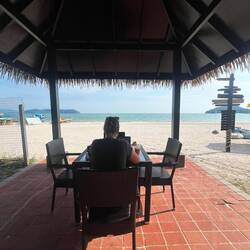 An diesen Ausblick im "Büro" könnte ich mich gewöhnen 🤪