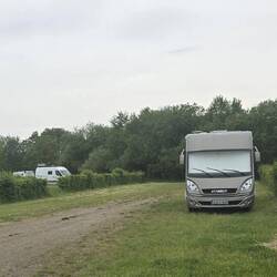 Motorhome parkup was in a large overflow carpark at the leisure park