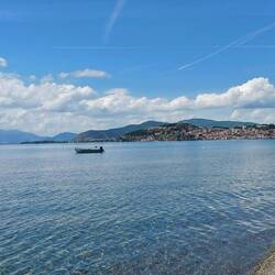 Aussicht von unserem Stellplatz