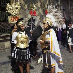 Die römischen Legionäre dürfen nicht fehlen...