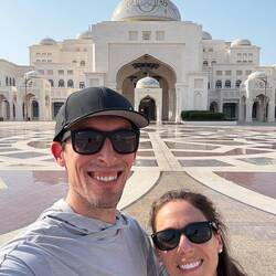 In the courtyard of Qasar Al Watan