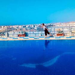 Pool ufem Dach